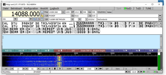 PA0KDF Koos JO32hd - TA3/HB9FIH Erich KM39ii